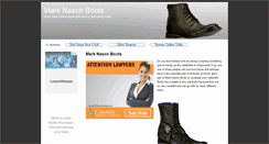 Desktop Screenshot of marknasonboots.org